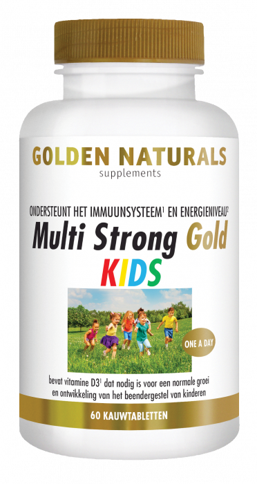 Multi Strong Gold Kids 60 kauwtabletten