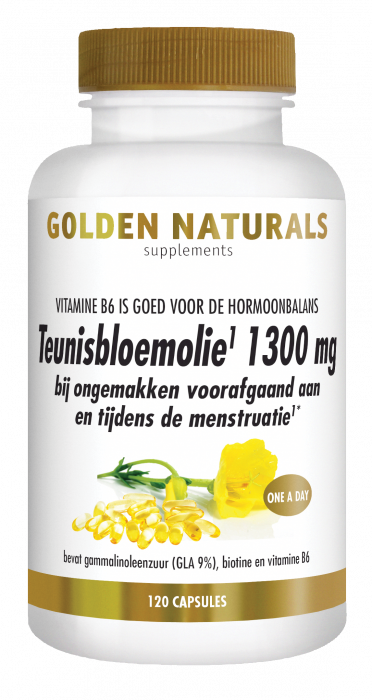 Teunisbloemolie 1300 mg 120 softgel capsules