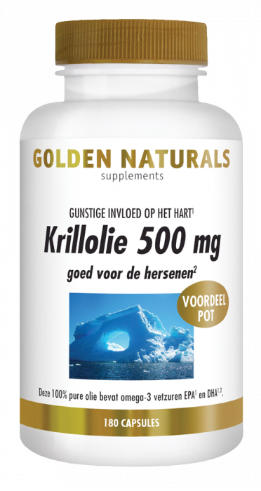 Krillolie 500 mg 180 softgel capsules