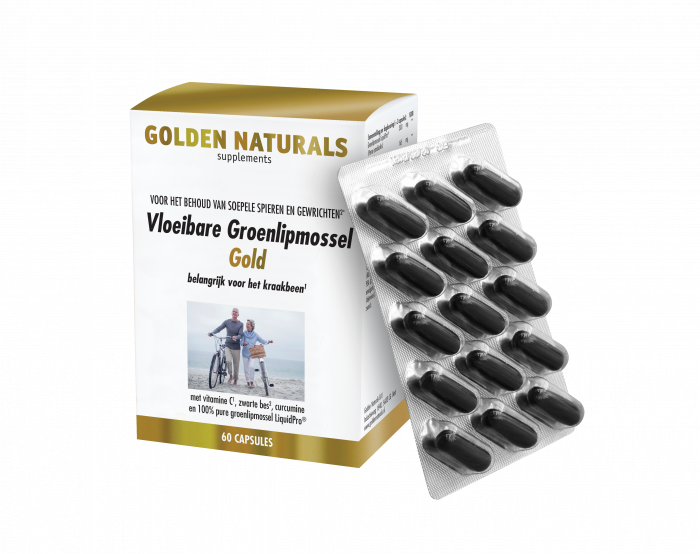 Vloeibare Groenlipmossel Gold 60 softgel capsules