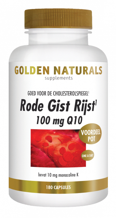 Rode Gist Rijst 100 mg Q10 180 veganistische capsules