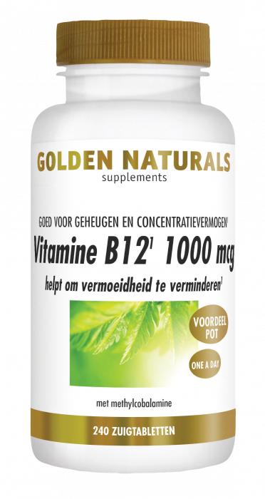 Vitamine B12 1000 mcg 240 veganistische zuigtabletten