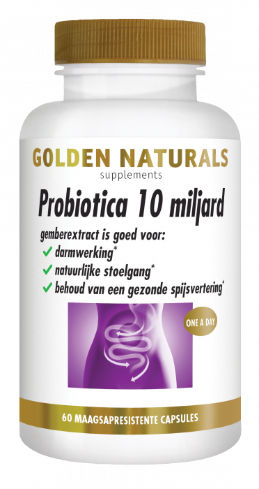 Probiotica 10 miljard 60 veganistische maagsapresistente capsules