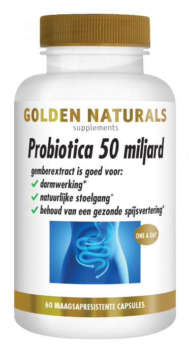 Probiotica 50 miljard 60 veganistische maagsapresistente capsules