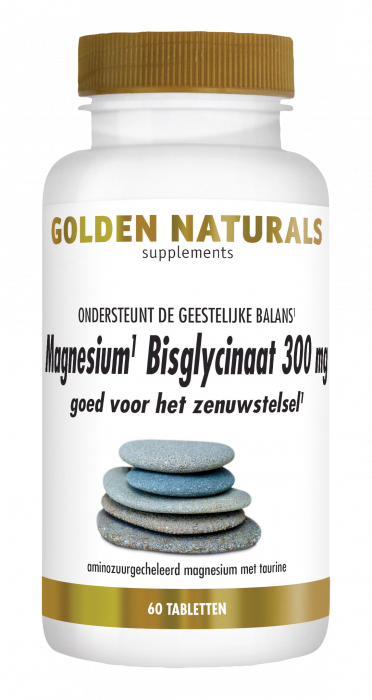Magnesium Bisglycinaat 300 mg 60 veganistische tabletten