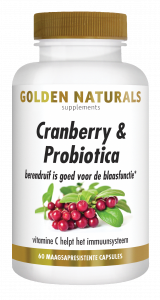 Cranberry & Probiotica 60 veganistische maagsapresistente capsules