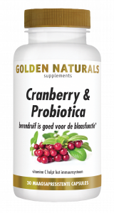 Cranberry & Probiotica 30 veganistische maagsapresistente capsules