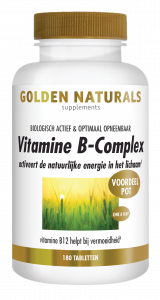 Vitamine B-complex 180 veganistische tabletten