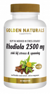 Rhodiola 2500 mg 60 veganistische tabletten