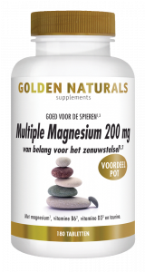 Multiple Magnesium 200 mg 180 veganistische tabletten