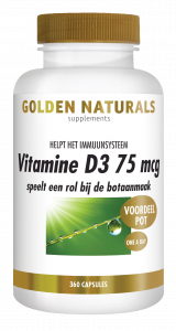 Vitamine D3 75 mcg 360 softgel capsules