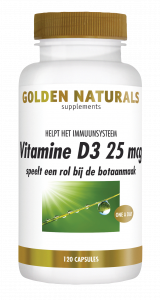 Vitamine D3 25 mcg 120 softgel capsules