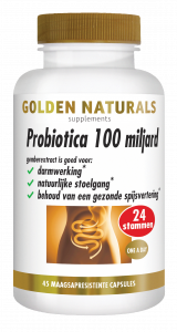 Probiotica 100 miljard 45 veganistische maagsapresistente capsules