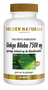 Ginkgo Biloba 7500 mg 60 veganistische capsules