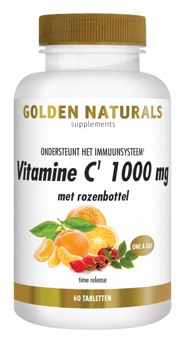 Speel genezen halfrond Vitamine C 1000 mg met rozenbottel kopen? - GoldenNaturals.nl