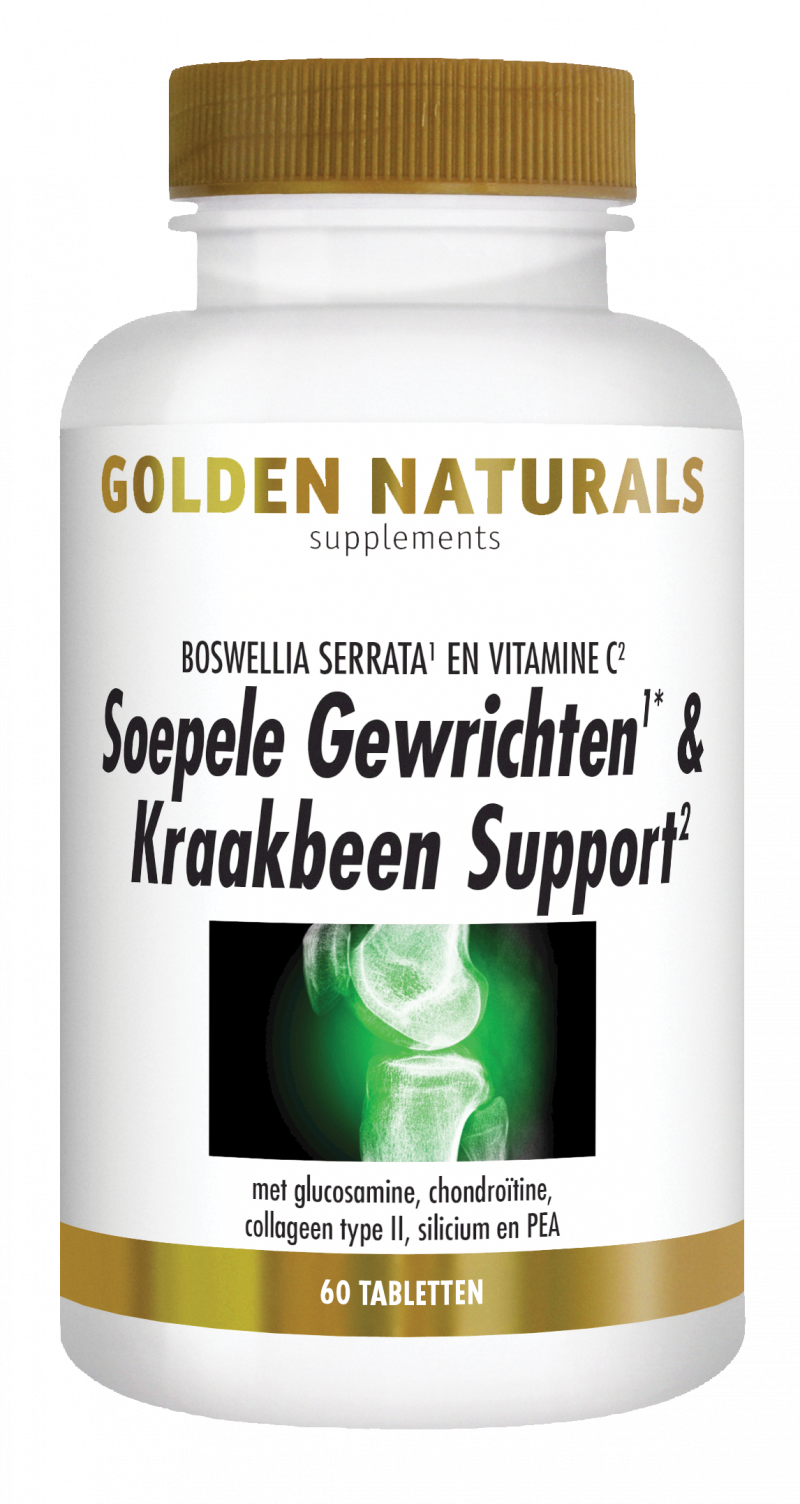 team verdrietig Leerling Golden Naturals Soepele Gewrichten & Kraakbeen Support kopen? -  GoldenNaturals.nl