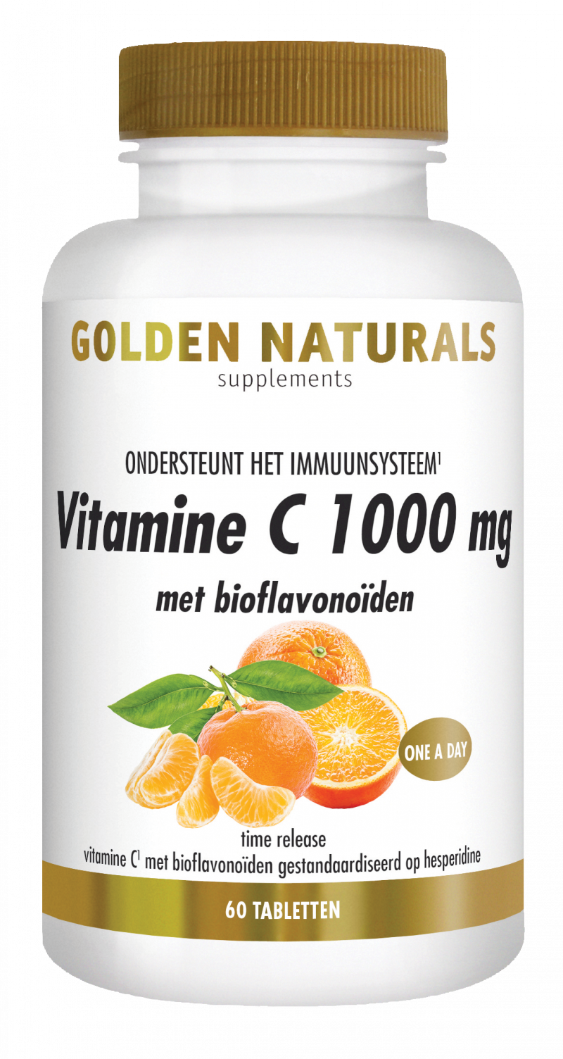 martelen Rubber Manieren Vitamine C 1000 mg met bioflavonoïden kopen? - GoldenNaturals.nl