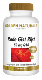 Rode Gist Rijst 50 mg Q10 180 veganistische capsules
