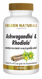 Ashwagandha & Rhodiola 60 vegetarische capsules