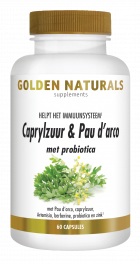 Caprylzuur & Pau d'arco met probiotica 60 vegetarische capsules