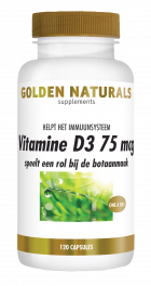 Vitamine D3 75 mcg 120 softgel capsules