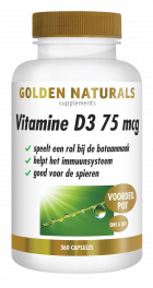 Vitamine D3 75 mcg 360 softgel capsules