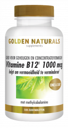 Vitamine B12 1000 mcg 100 veganistische zuigtabletten