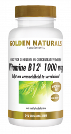 Vitamine B12 1000 mcg 240 veganistische zuigtabletten