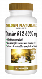 Vitamine B12 6000 mcg 180 veganistische zuigtabletten