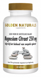 Magnesium Citraat 250 mg 60 veganistische capsules