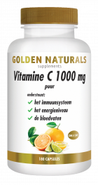 Vitamine C 1000 mg puur 180 veganistische capsules