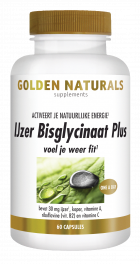 IJzer Bisglycinaat Plus 60 veganistische capsules