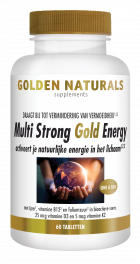 Multi Strong Gold Energy 60 veganistische tabletten
