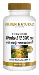 Vitamine B12 3000 mcg 60 veganistische zuigtabletten