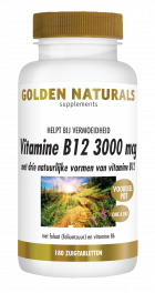 Vitamine B12 3000 mcg 180 veganistische zuigtabletten