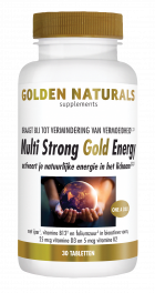 Multi Strong Gold Energy 30 veganistische tabletten