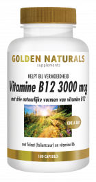 Vitamine B12 3000 mcg 120 veganistische zuigtabletten