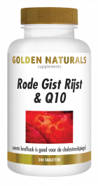 Rode Gist Rijst & Q10 240 veganistische tabletten