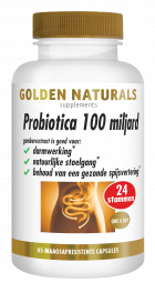 Probiotica 100 miljard 45 veganistische maagsapresistente capsules