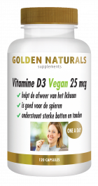 Vitamine D3 Vegan 25 mcg 120 veganistische softgel capsules