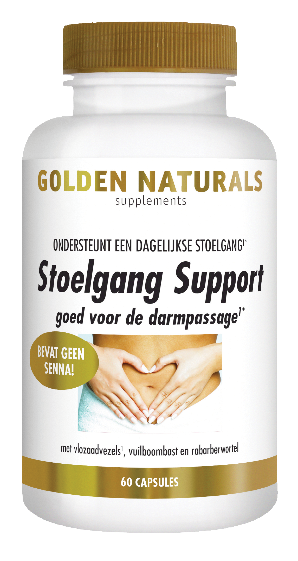 Golden Naturals Stoelgang Support (60 veganistische capsules)