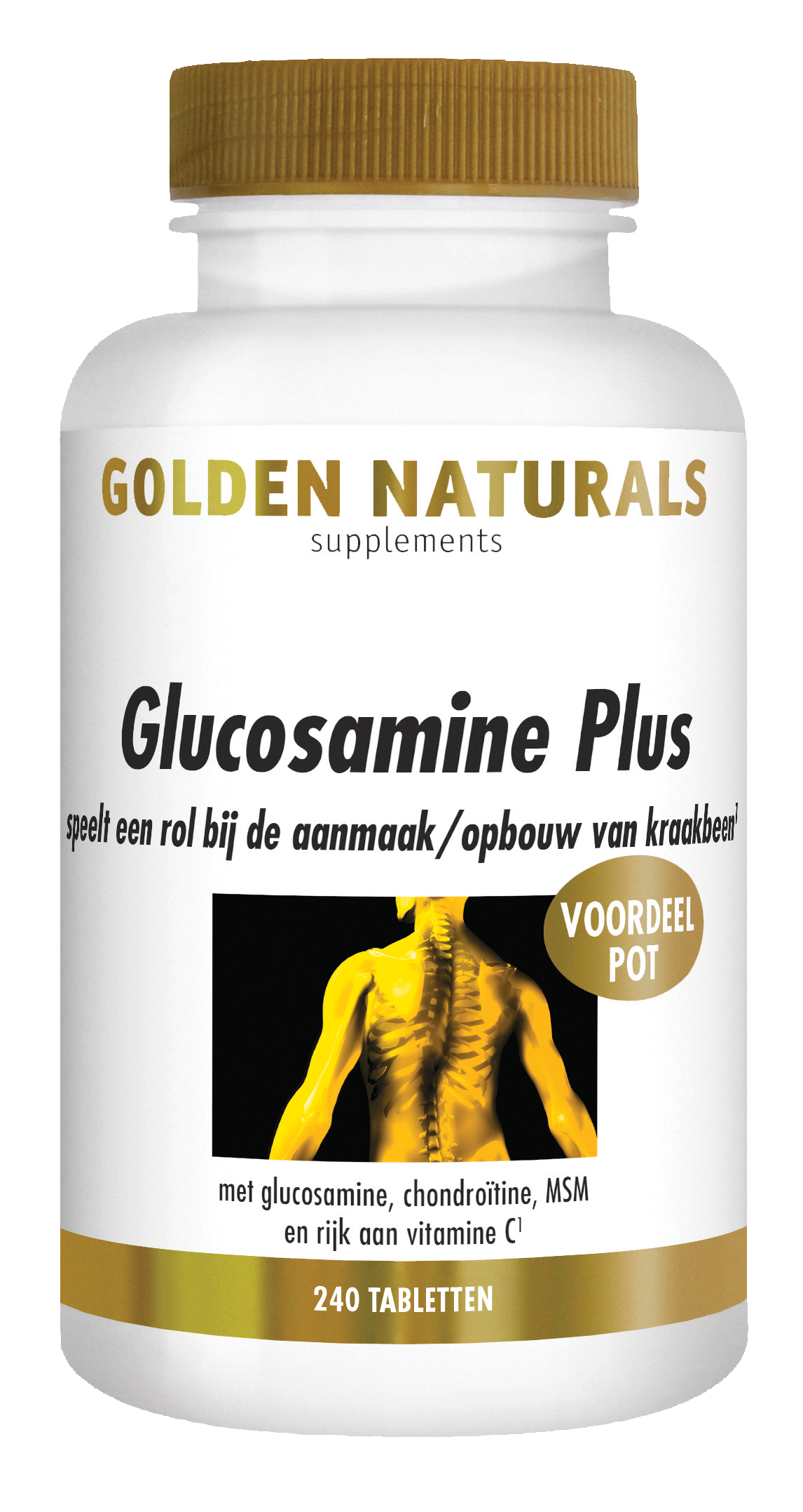 Golden Naturals Glucosamine Plus (240 tabletten)