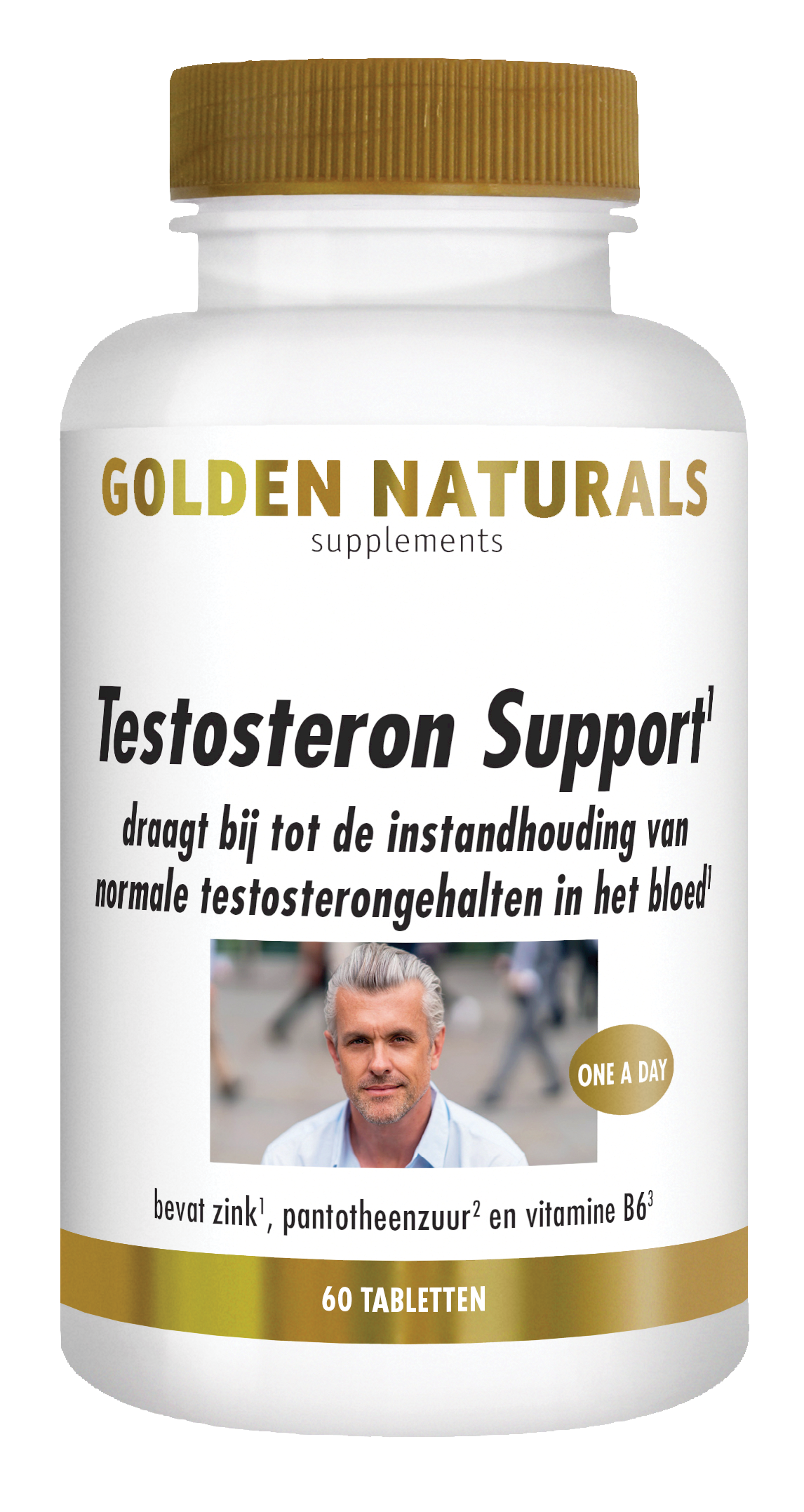 Golden Naturals Testosteron Support (60 veganistische tabletten)