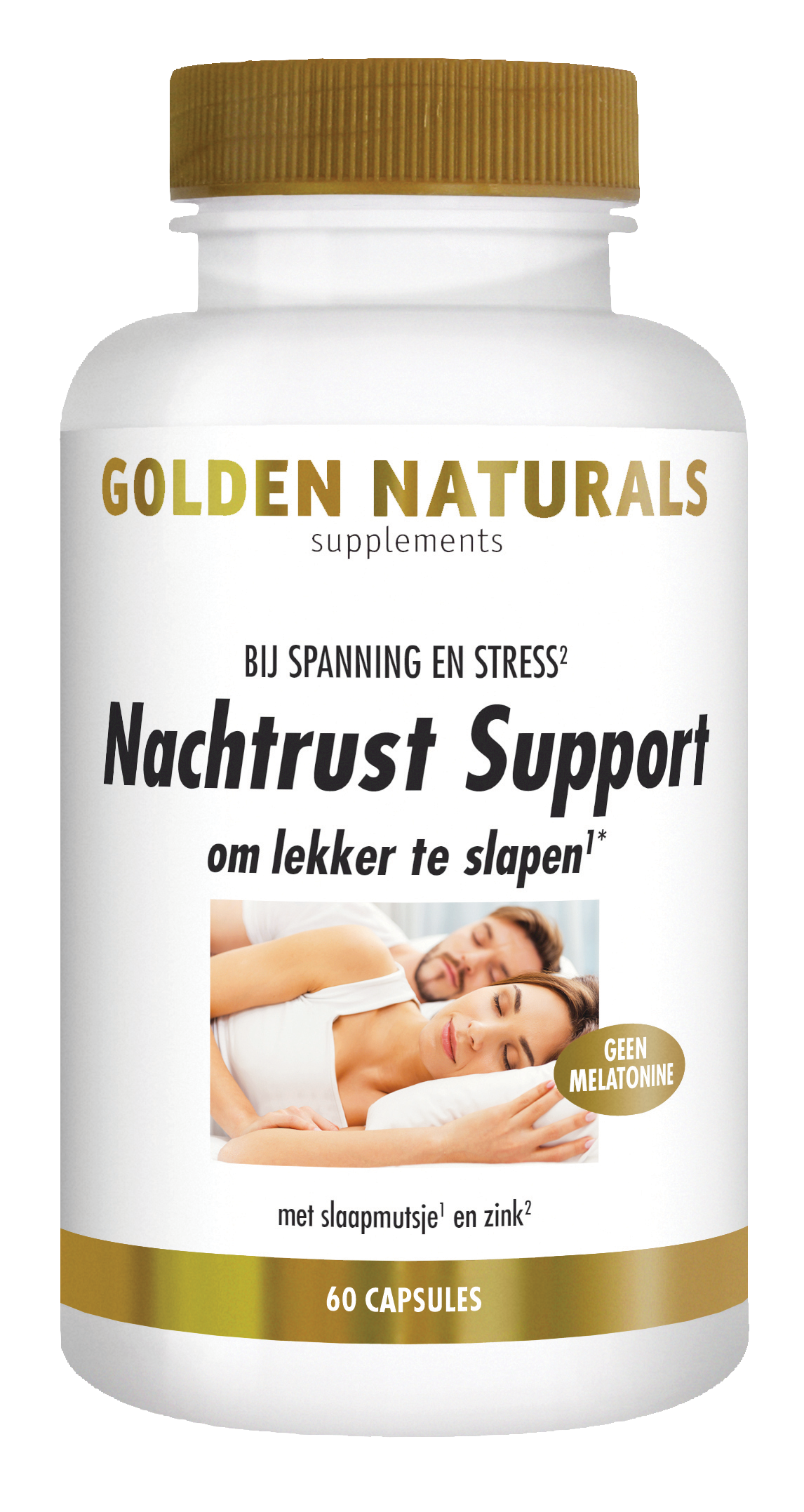 Golden Naturals Nachtrust Support (60 veganistische capsules)