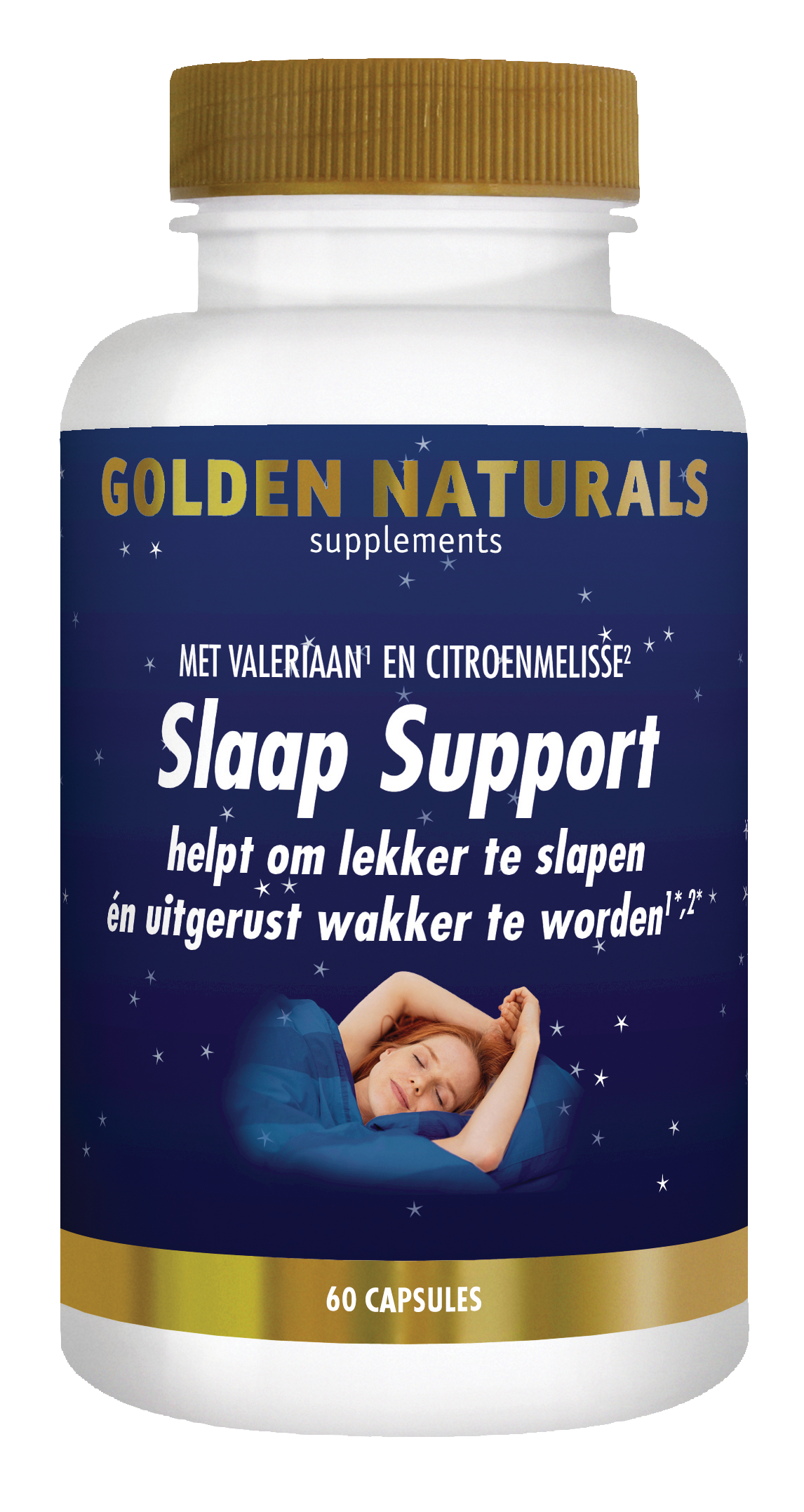 Golden Naturals Slaap Support (60 veganistische capsules)