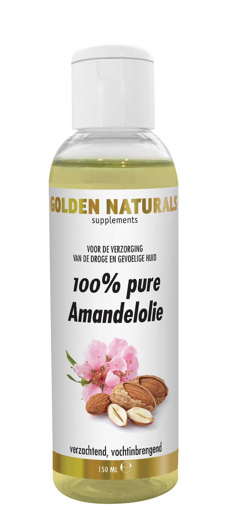 Golden Naturals 100% pure Amandelolie (150 milliliter)