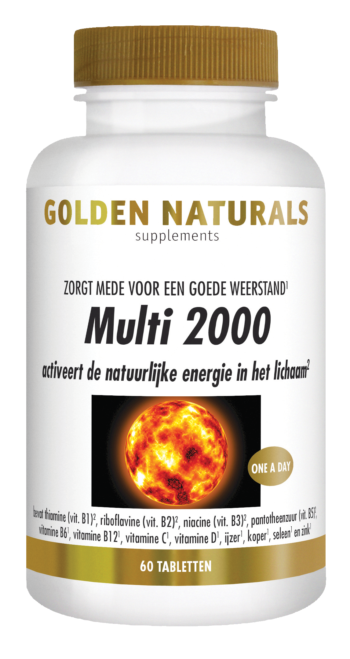 Golden Naturals Multi 2000 (60 vegetarische tabletten)